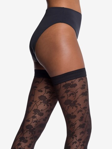 Chaussettes montantes 'Stay Up' Wolford en noir