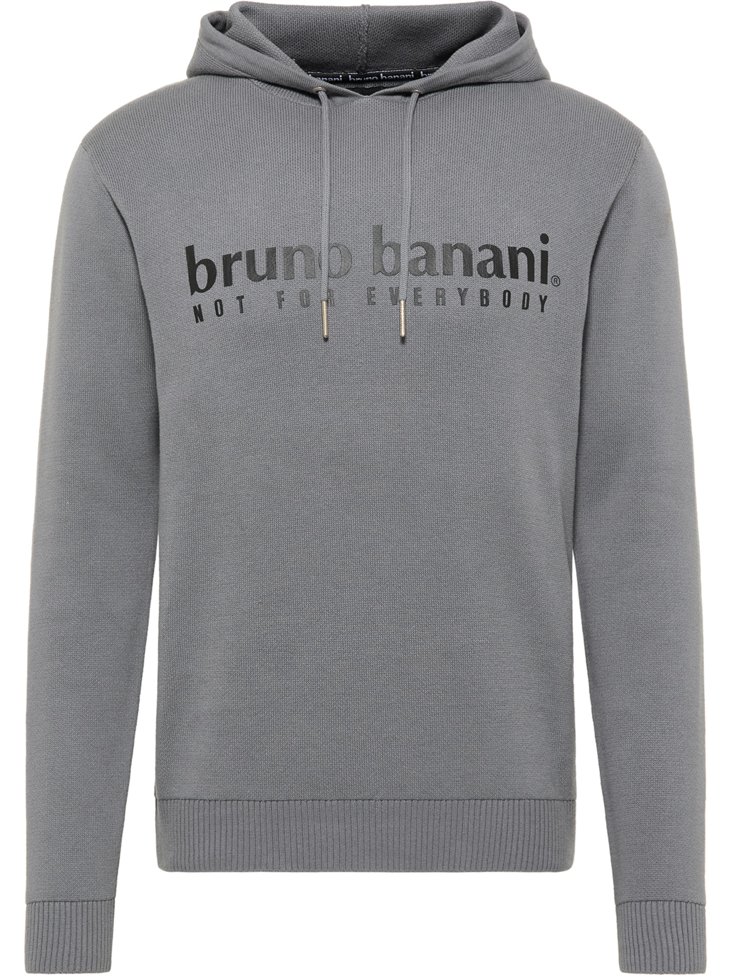 Bruno Banani Trui ' BARBER ' in Grijs: voorkant