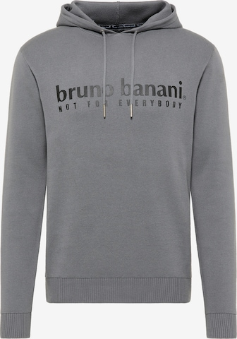 BRUNO BANANI Sweater ' BARBER ' in Grey: front
