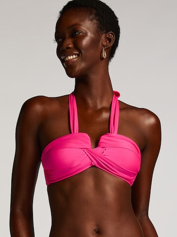 Hunkemöller Bandeau Bikinioverdel 'Naples' i pink: forside