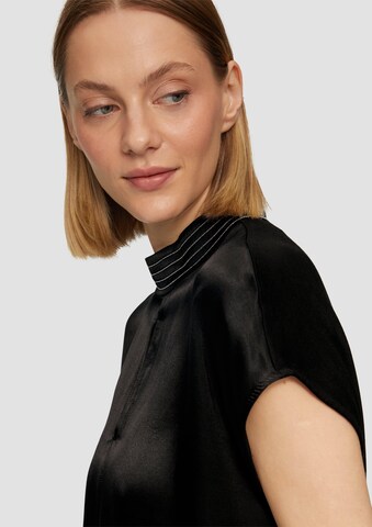 s.Oliver BLACK LABEL Bluse in Schwarz