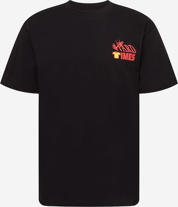 MARKET Shirt 'HARD TIMES PHYSICAL THERAPY' in Black: front