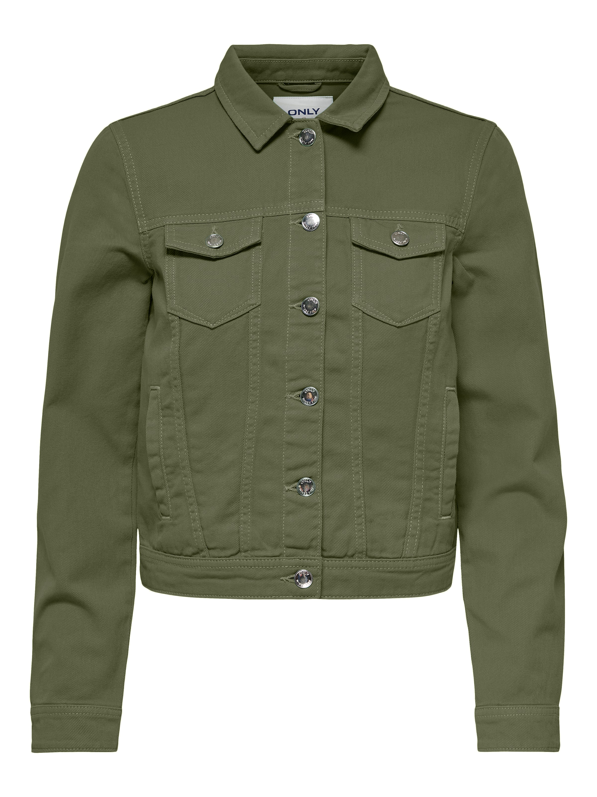 Veste mi-saison 'ONLKACE' ONLY en vert : devant