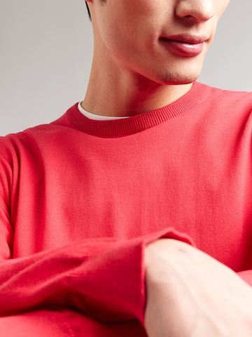 UNITED COLORS OF BENETTON Regularny krój Sweter w kolorze czerwony