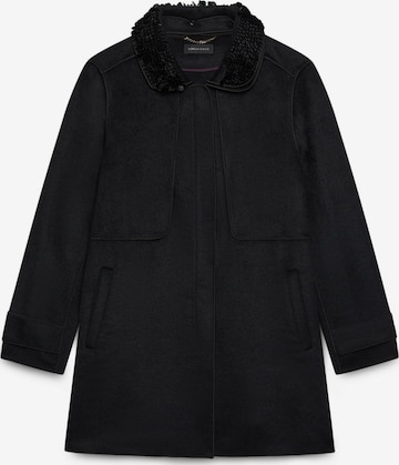 Manteau mi-saison Fiorella Rubino en noir : devant