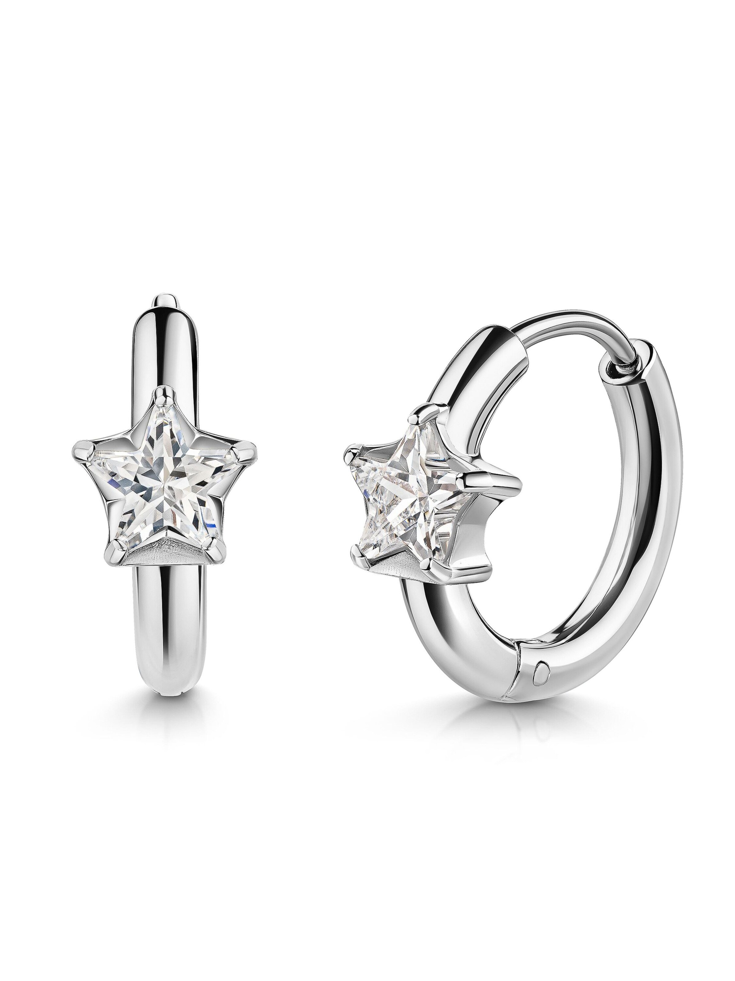 Zeeme Ohrringe in Silber: Vorderseite