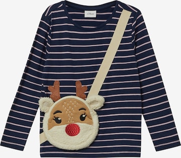 T-Shirt s.Oliver en bleu : devant