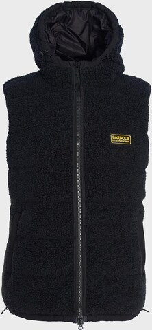 Gilet 'Retro Bobber' di Barbour International in nero: frontale