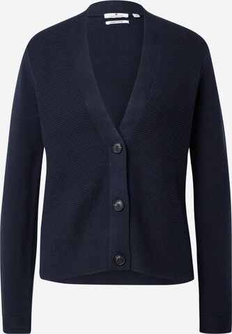 TOM TAILOR Knit Cardigan in Blue: front