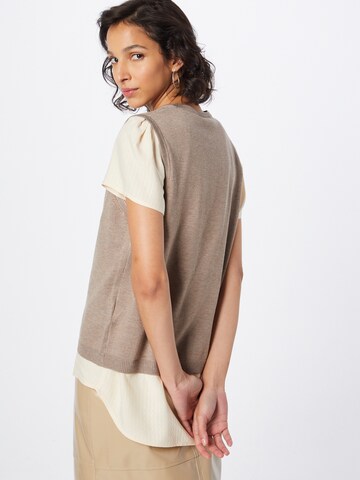 SAINT TROPEZ Sweater 'Mila' in Beige