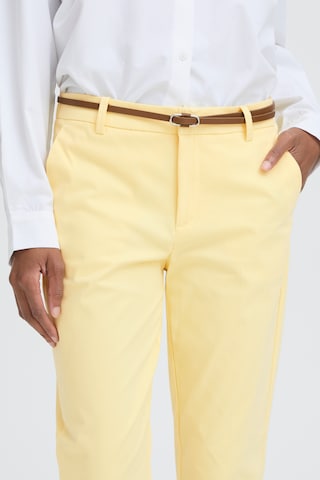 b.young Slimfit Broek 'Days' in Geel