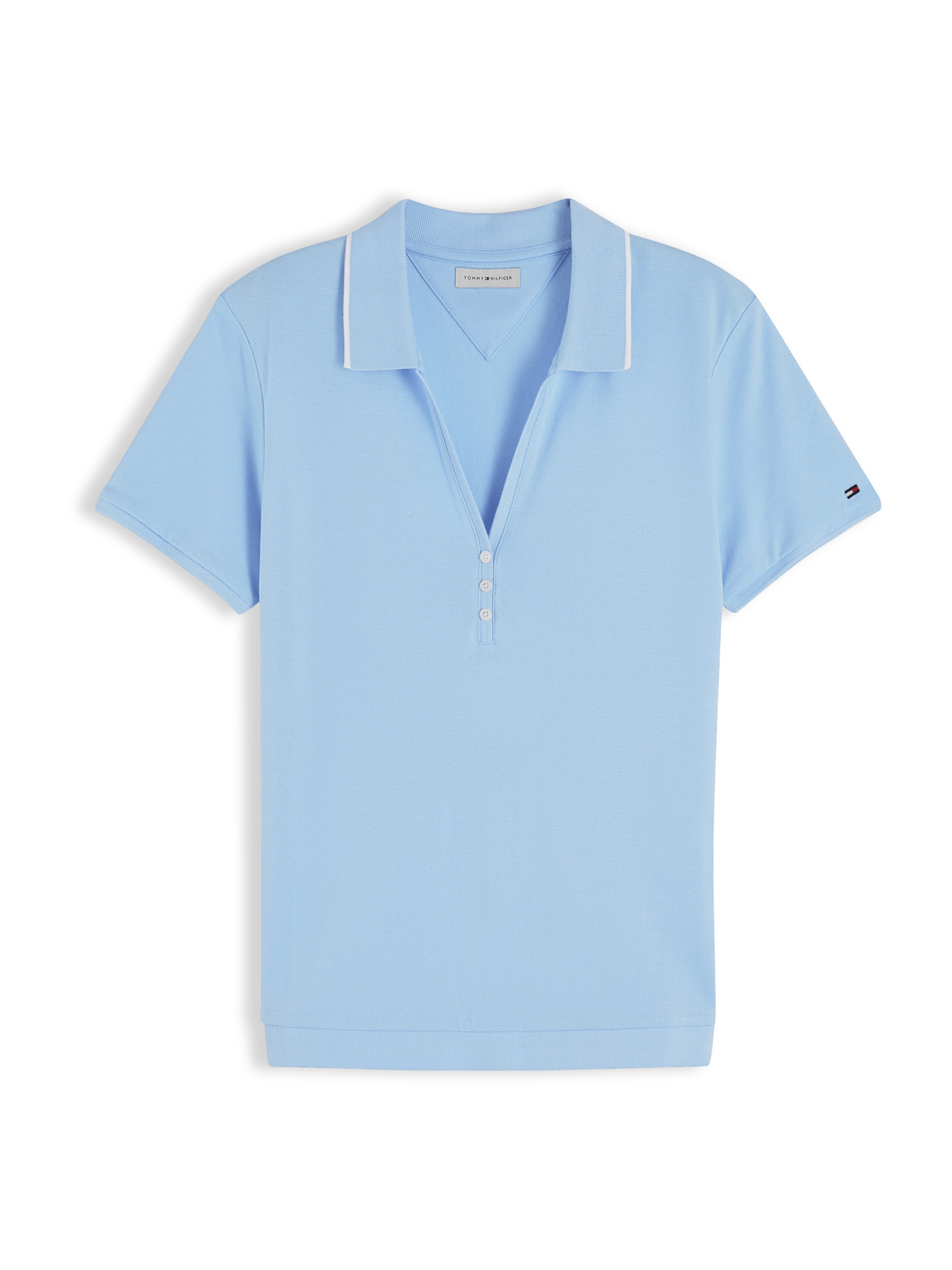 T-shirt TOMMY HILFIGER en bleu : devant