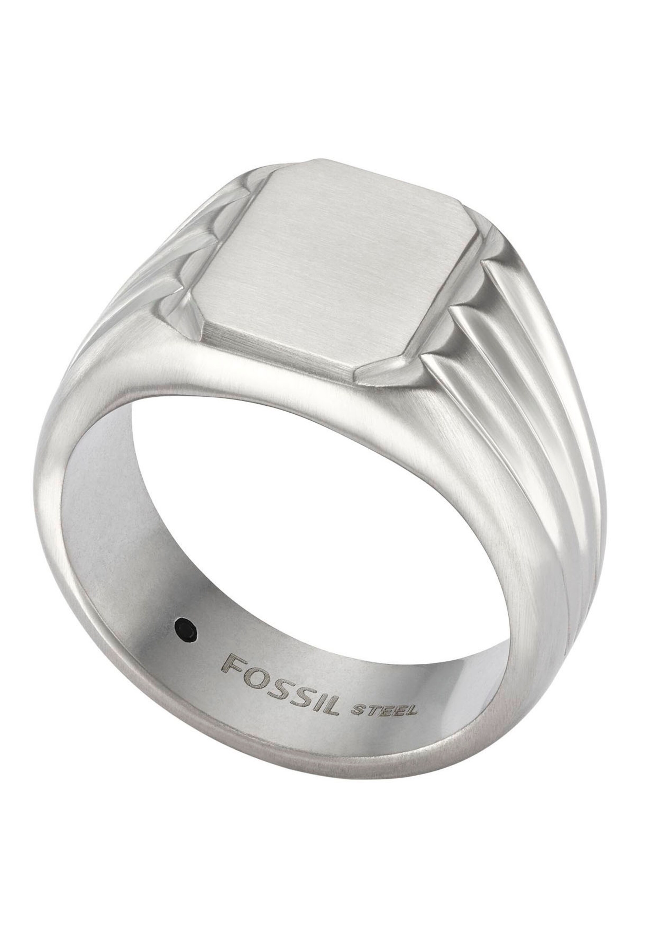 FOSSIL Ring in Silber: Vorderseite