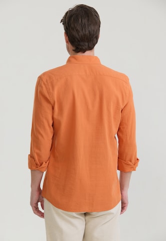 Coupe regular Chemise business Felix Hardy en orange