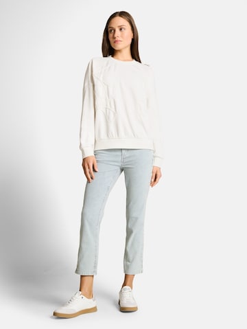 TOM TAILOR Sweatshirt in White