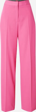 HUGO Loosefit Suorat housut 'Hambali' värissä vaaleanpunainen: etupuoli