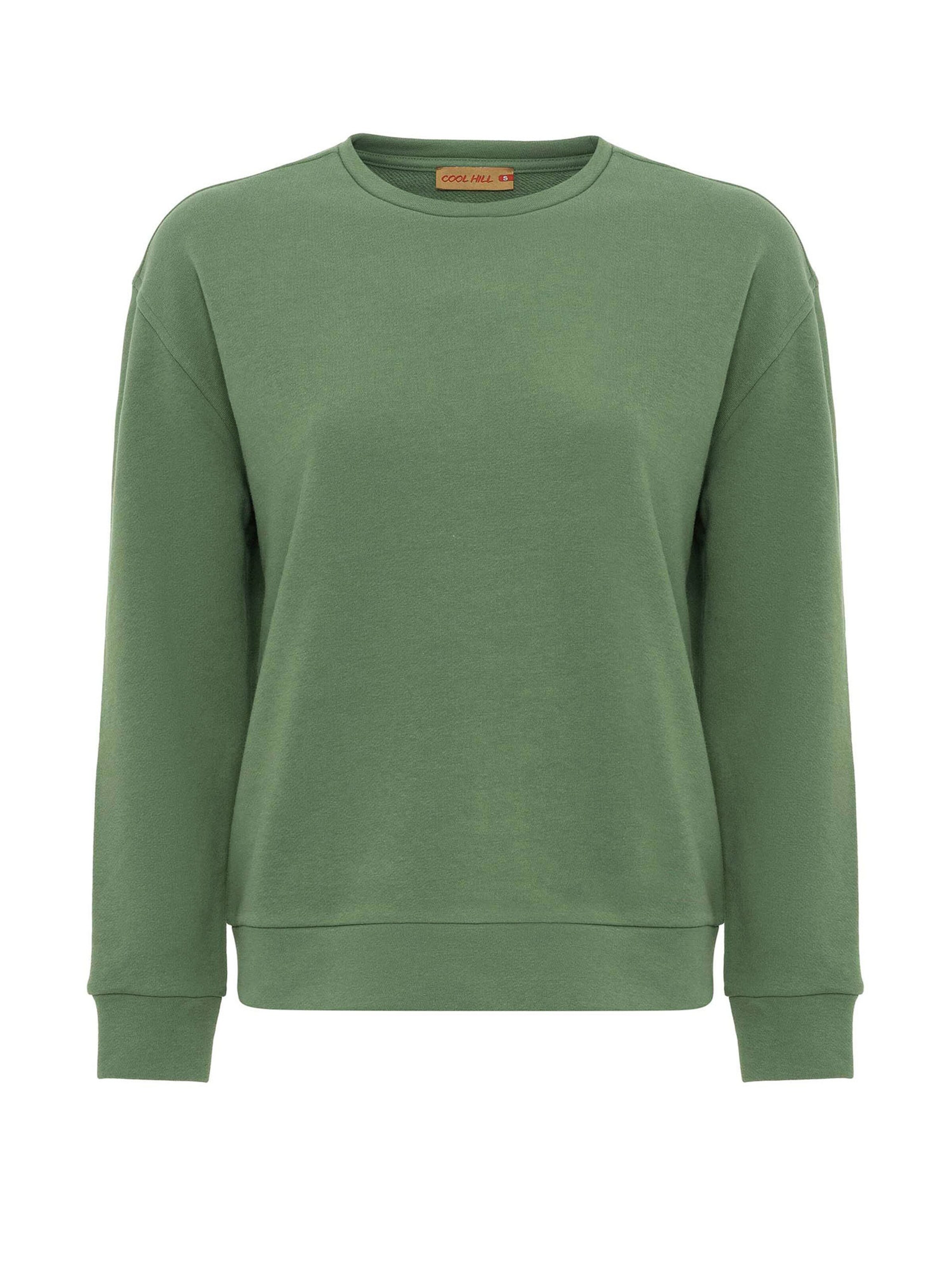 Cool Hill Sweatshirt in Light Green ABOUT YOU