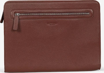 Howard London Laptop bag 'Laptop Sleeve Sam Brown' in Brown: front
