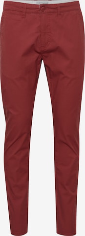 !Solid Regular Chino Pants 'KILIAN' in Red: front