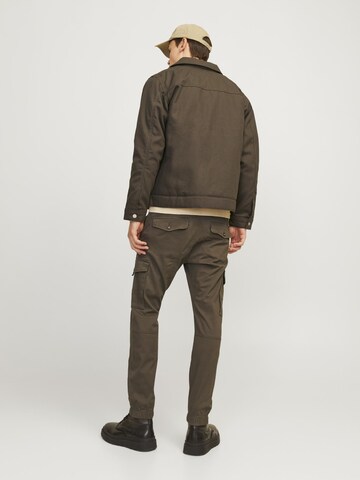JACK & JONES Slim fit Cargo trousers 'JJIPaul JJFLake' in Brown