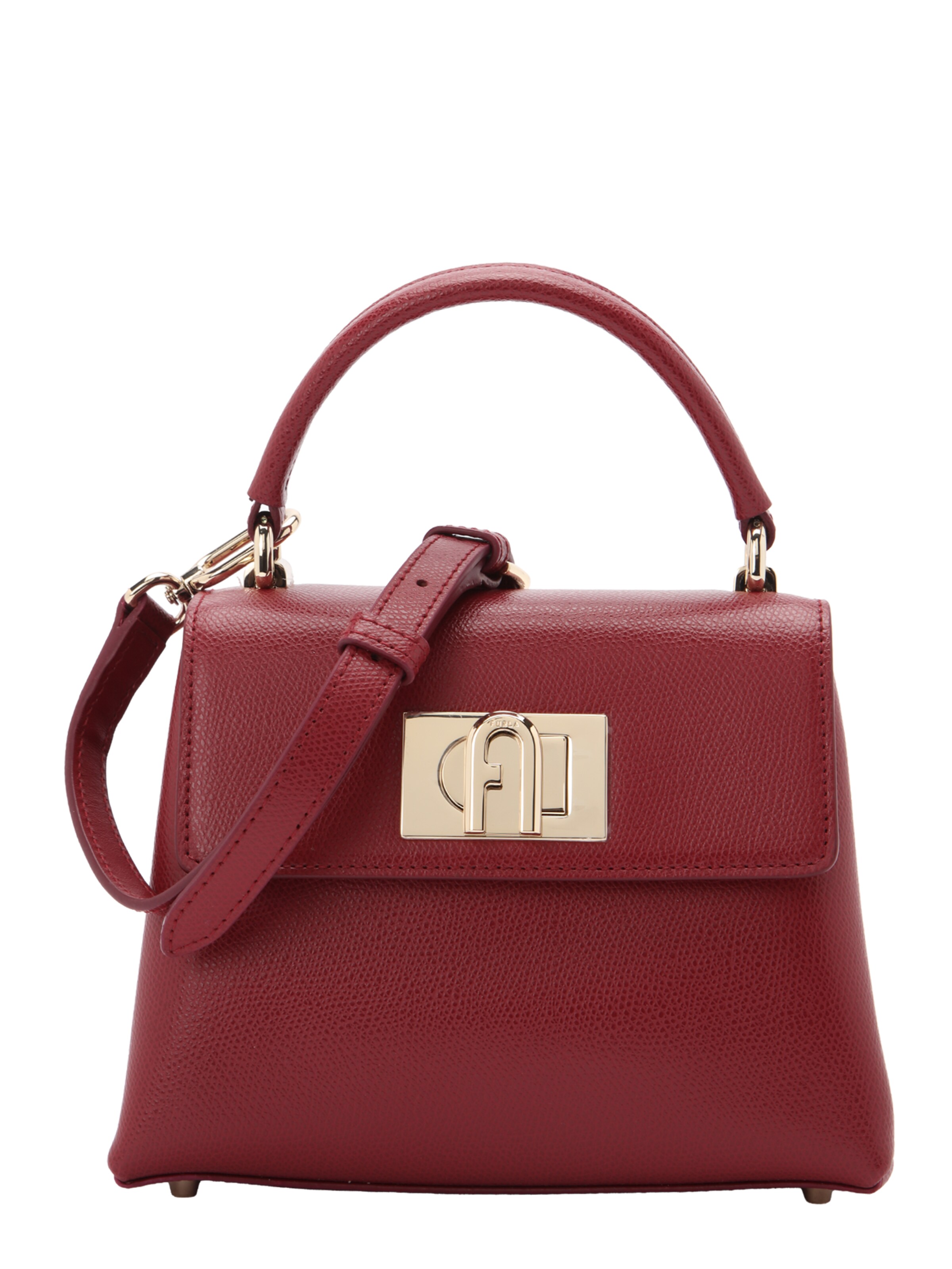 FURLA - Bolso de mano '1927' en rojo: frente