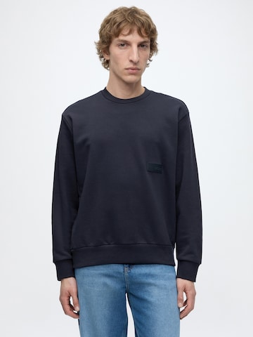 BOSSSweater majica - plava boja: prednji dio