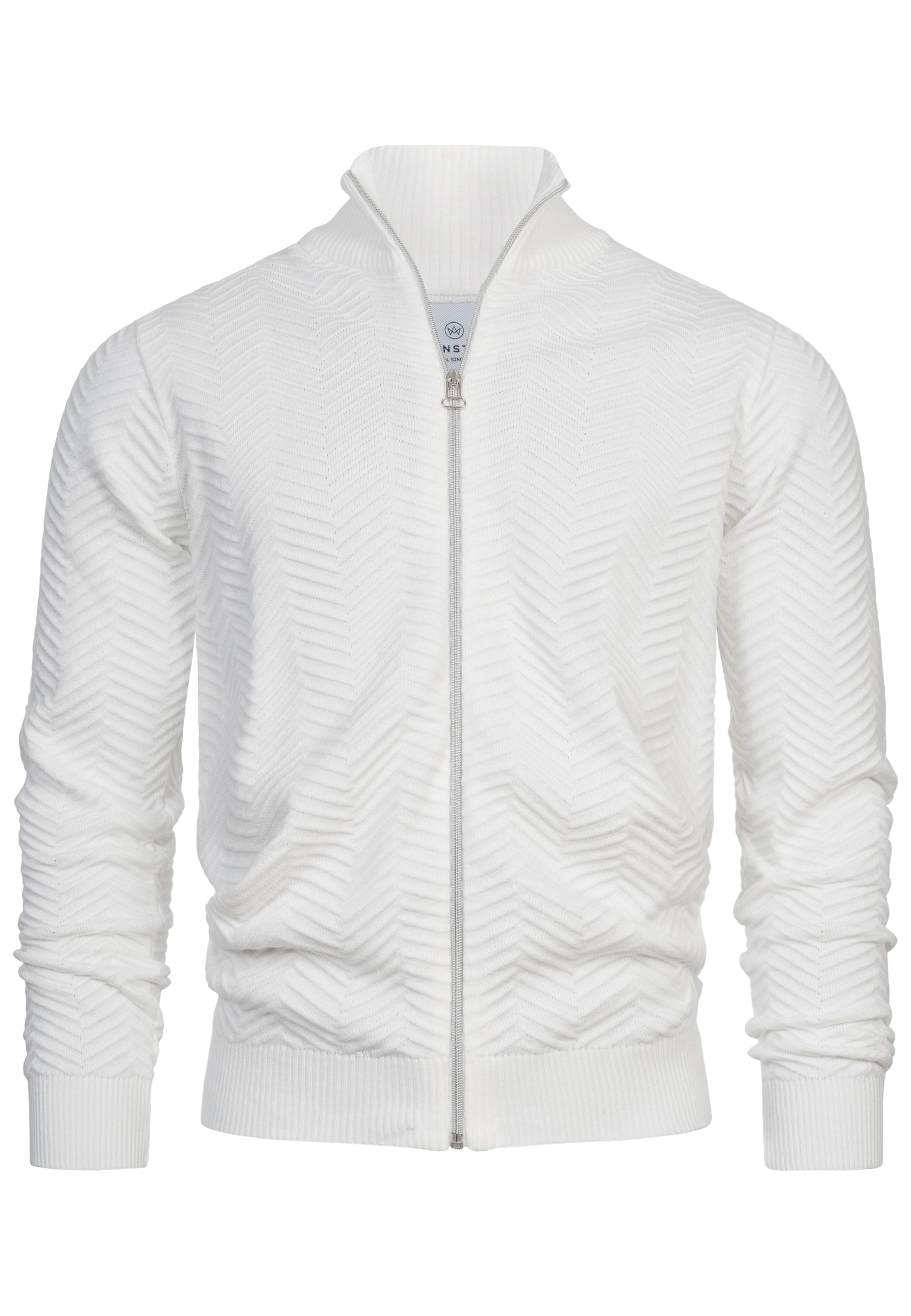 Vestes en maille 'Carlo' Kronstadt en blanc : devant