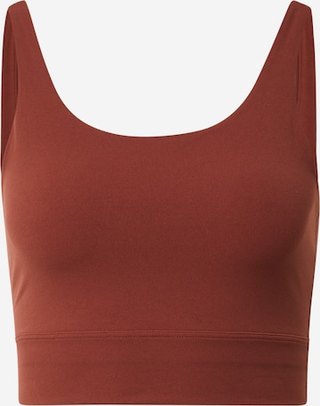 Soutien-gorge de sport NIKE en marron : devant