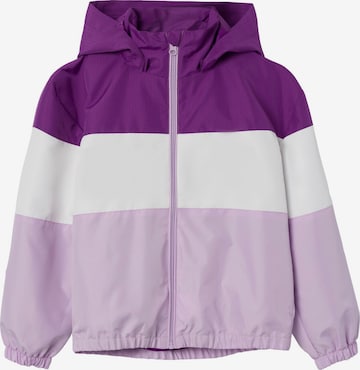 Veste mi-saison NAME IT en violet : devant