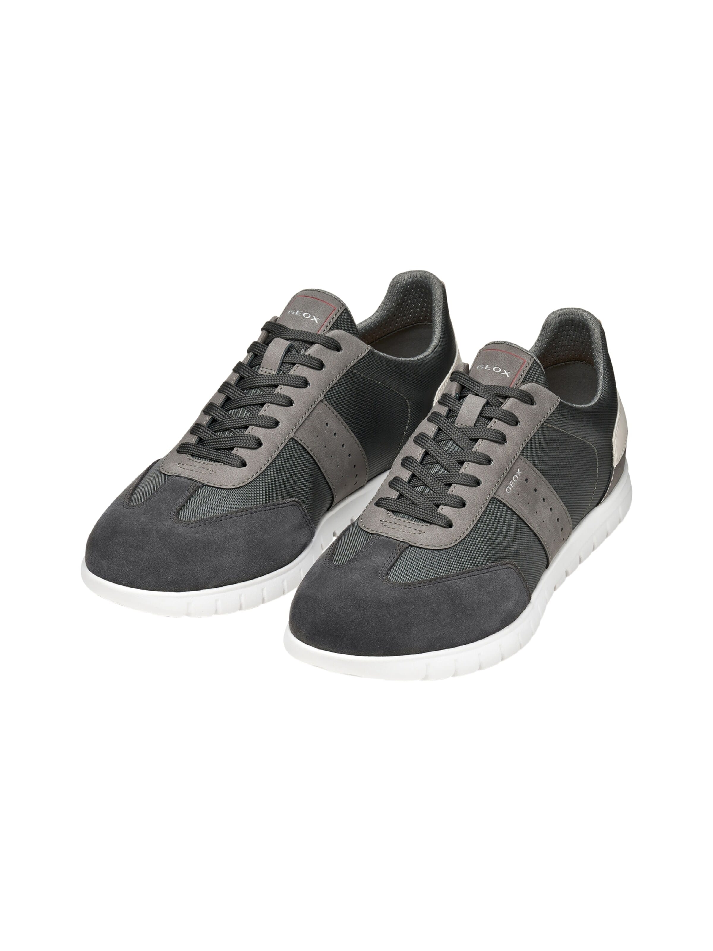 GEOX Sportlicher Schnürschuh 'Flextride Zero Low-Top-Sneaker mit Schnürung'‌‌‌ in Grau