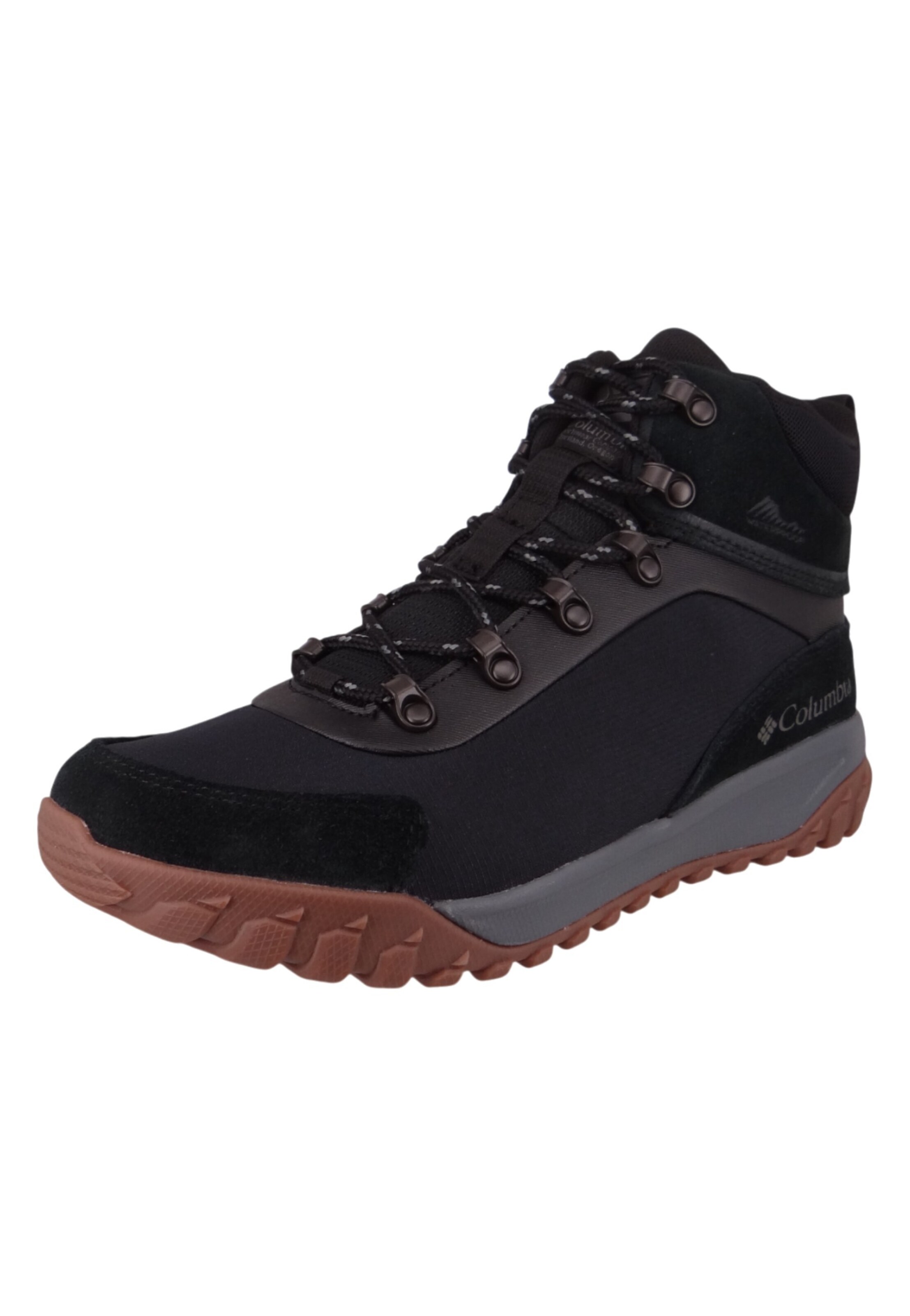 COLUMBIA - Bota com atacadores em preto: frente