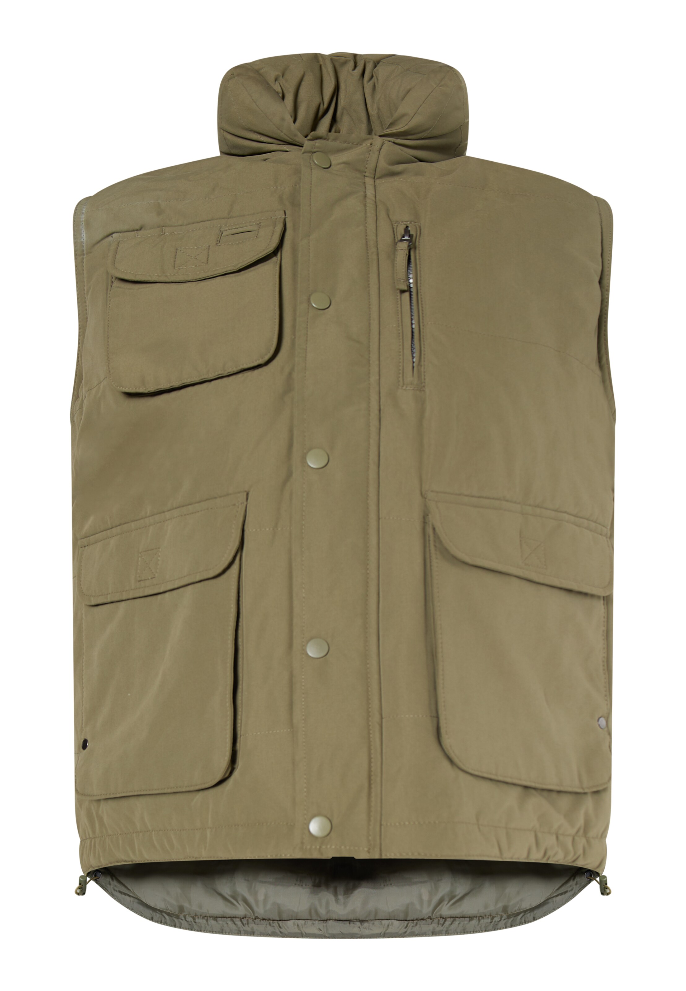 TUFFSKULL Vest in Brown: front