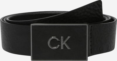 Calvin Klein Ceinture 'Plaque' en noir, Vue avec produit