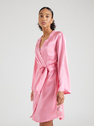 Women' Secret Банный халат короткий в Ярко-розовый: спереди