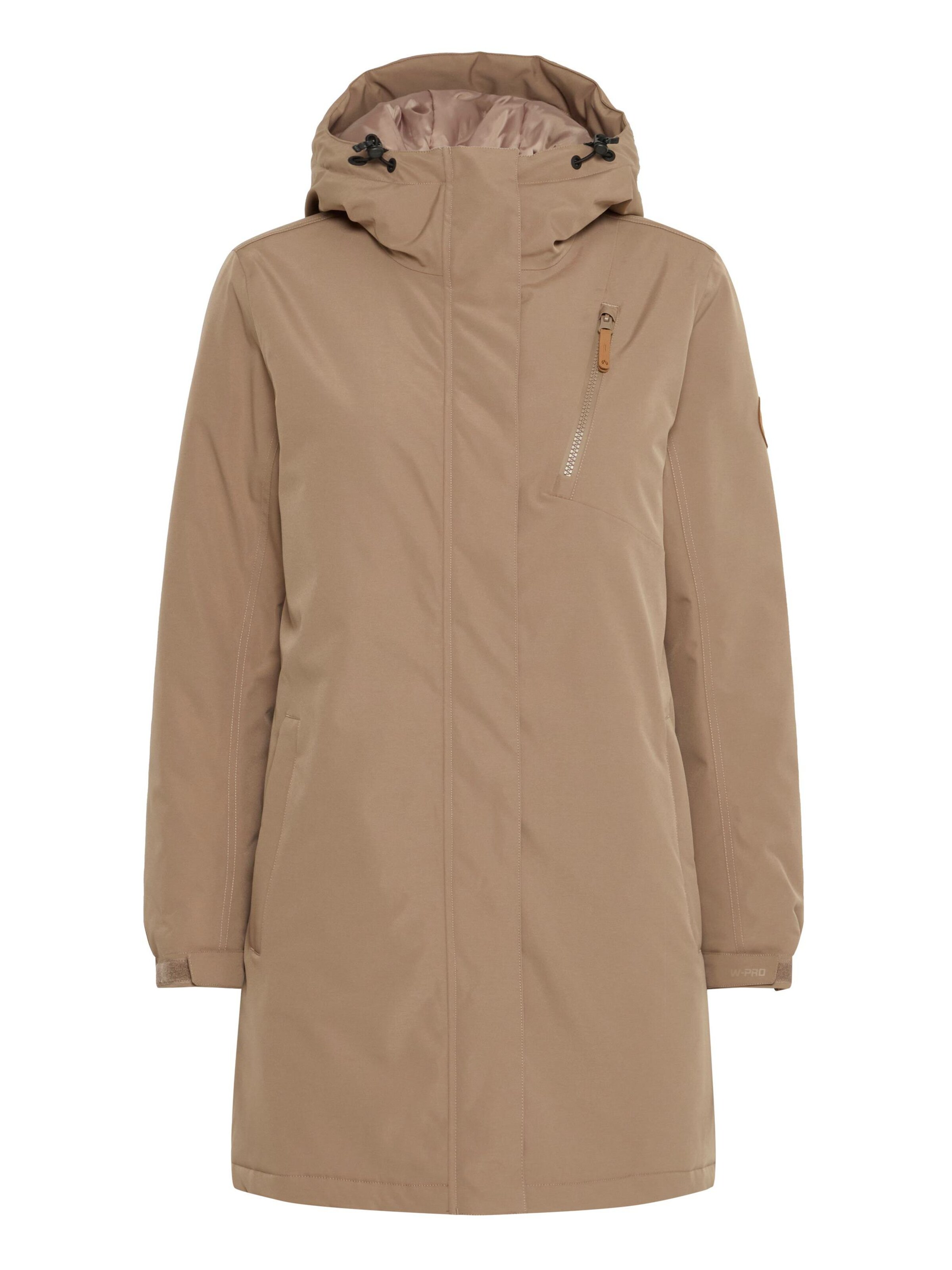 North Bend Funktionsmantel 'Kea' in Braun: Vorderseite