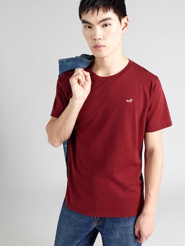 HOLLISTER Póló - piros: elől