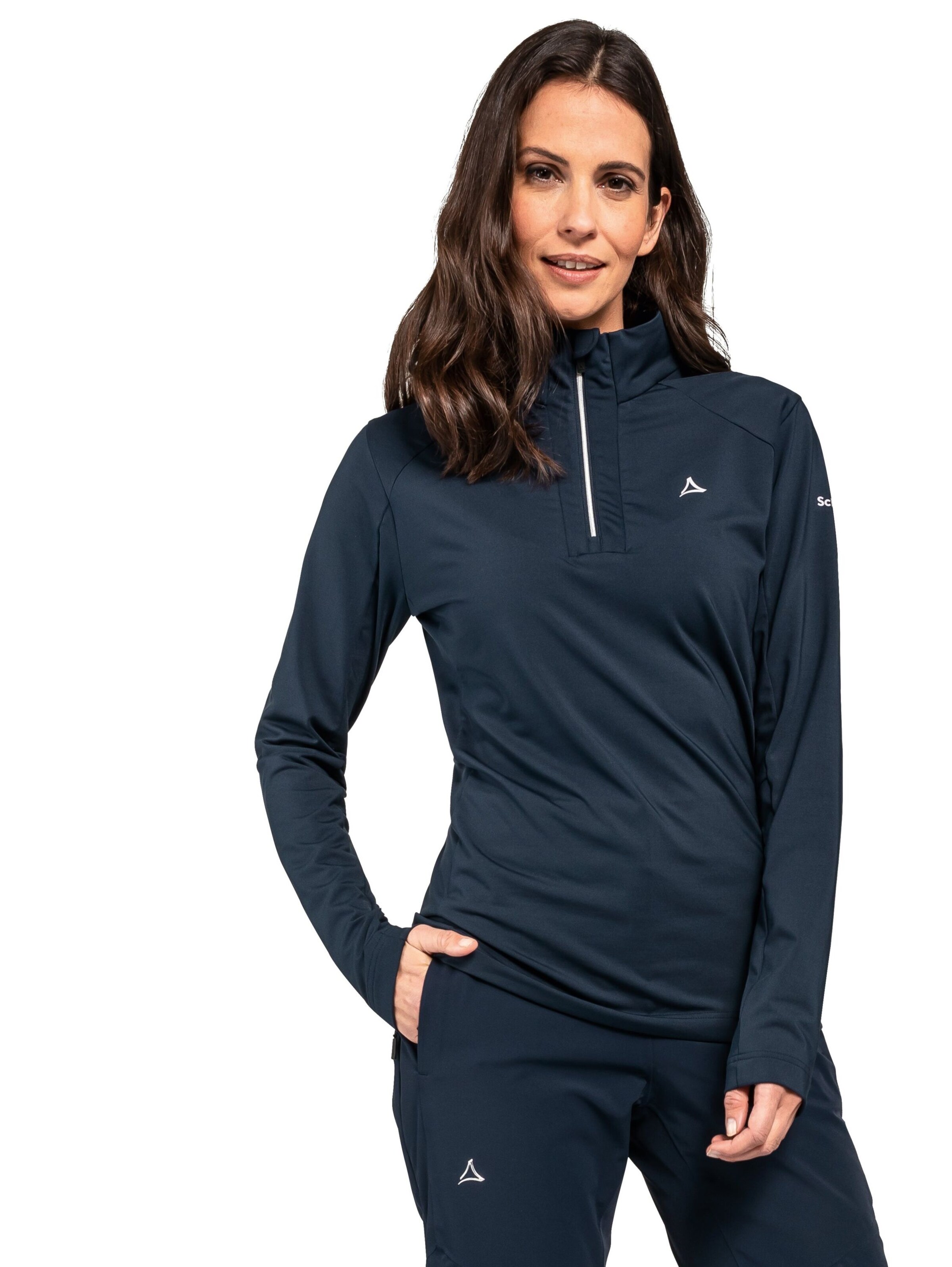 Schöffel Performance Shirt 'Fiss' in Blue: front