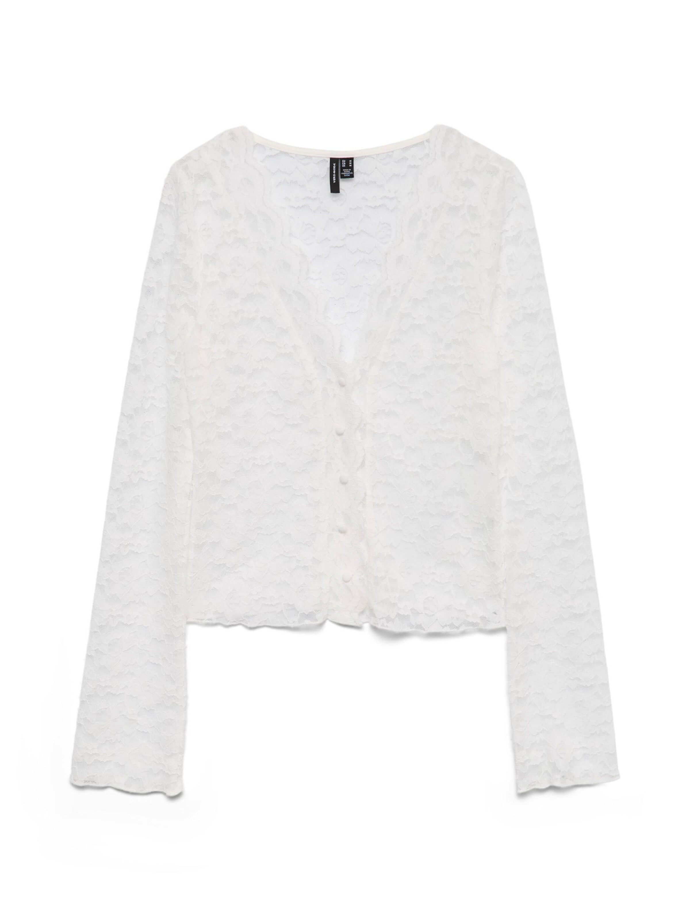 VERO MODA Strickjacke 'VMDEA' in Weiß: Vorderseite