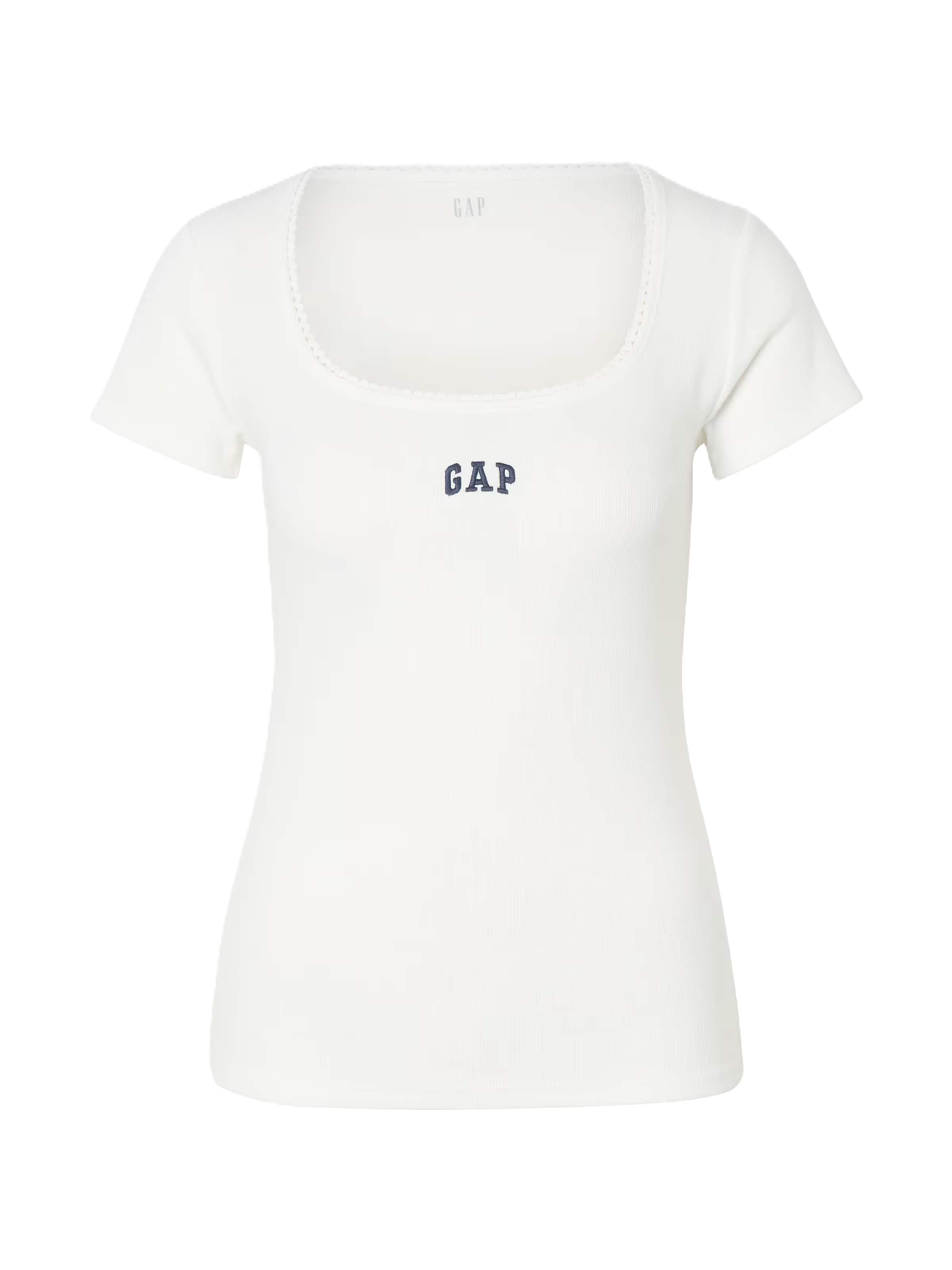 GAP Тениска в бяло: отпред