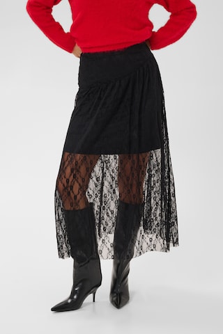 Kaffe - Falda en negro: frente