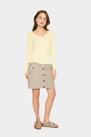 SAINT TROPEZ Sweater 'Gru' in Yellow
