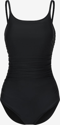 Maillot de bain modelant 'Shaping - Badeanzug mit Raffung' cfab (formerly creamy fabrics) en noir : devant