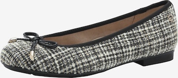 Ballerines Tamaris en noir : devant