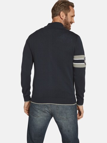 Jan Vanderstorm Knit cardigan ' Roluf ' in Blue