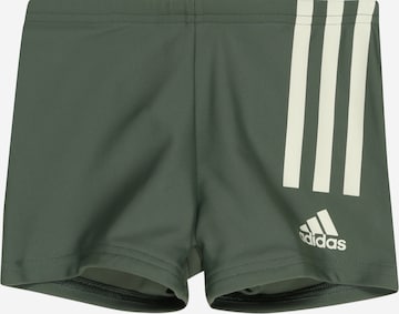 ADIDAS PERFORMANCE Athletic Swimwear in Green: front