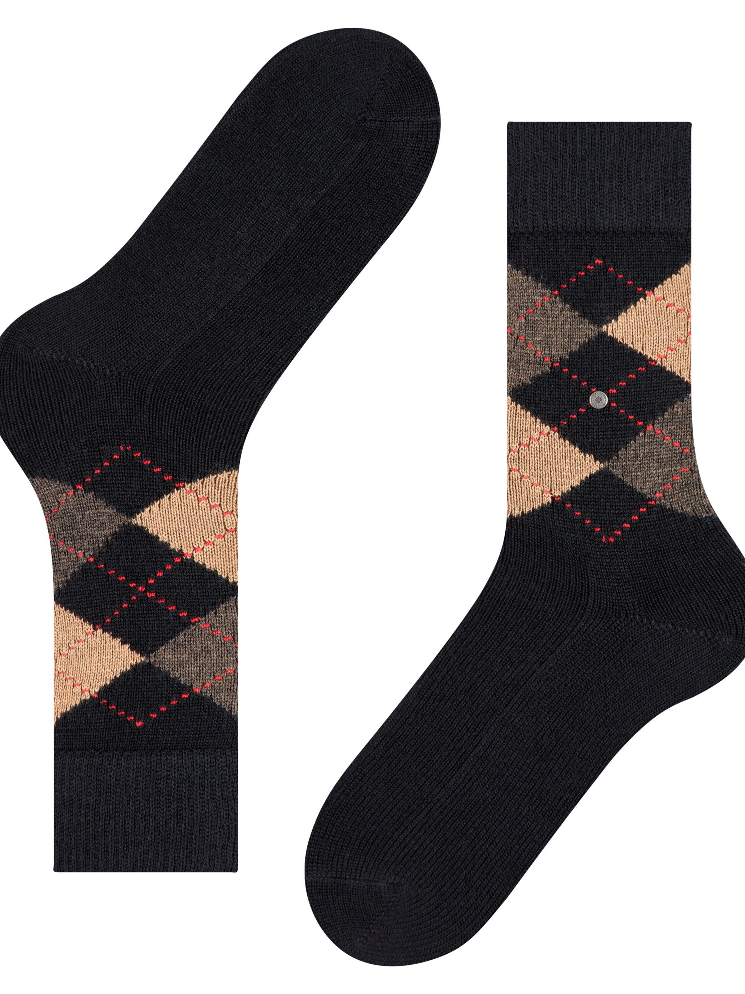 BURLINGTON Socks 'Preston' in Black