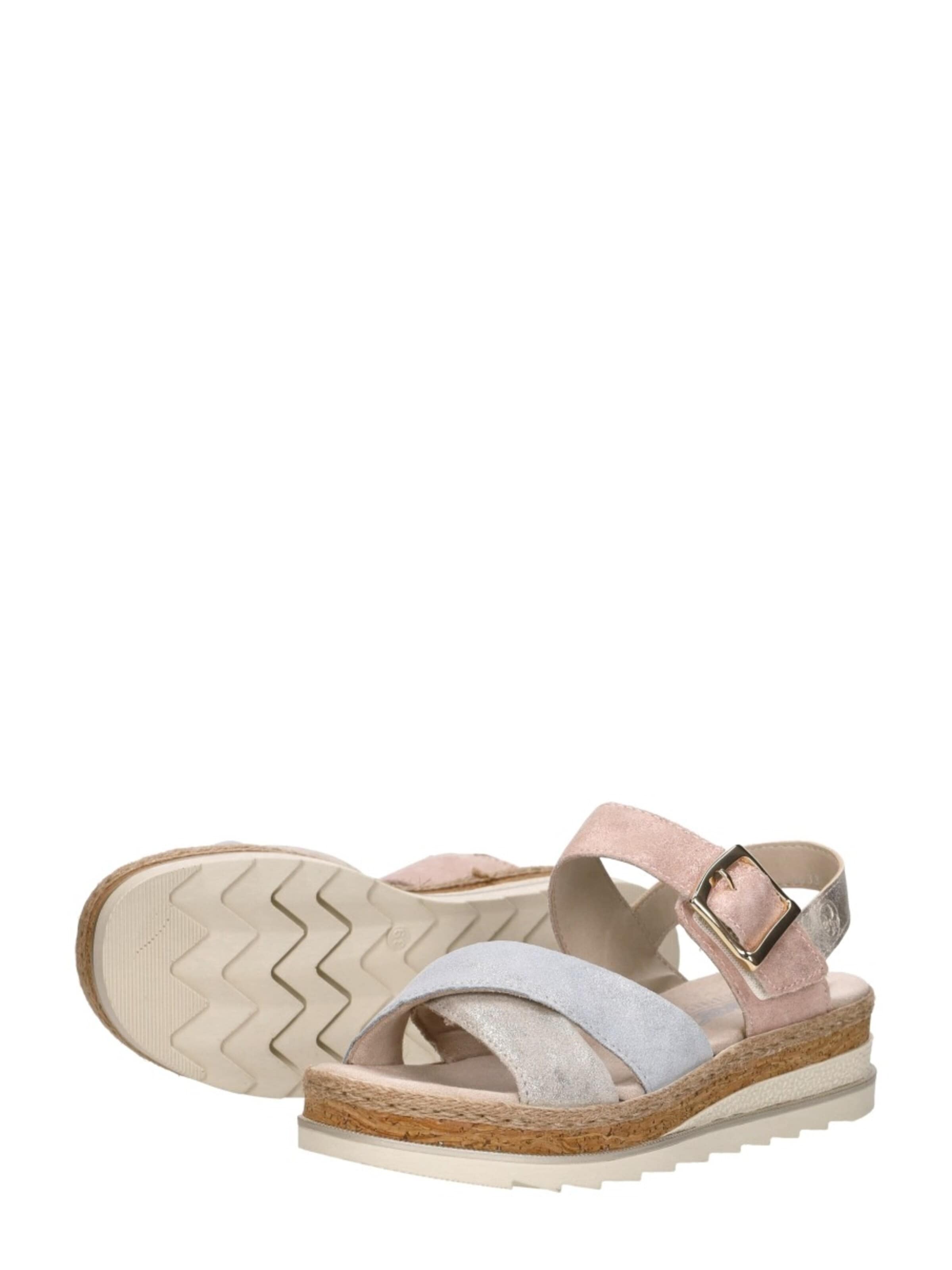Sandales 'Sandalen Plat' Rieker en blanc