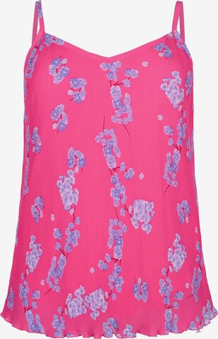 Zizzi Top 'Cathrine' in Pink: front