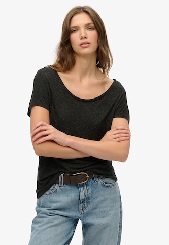 T-shirt Superdry en noir : devant