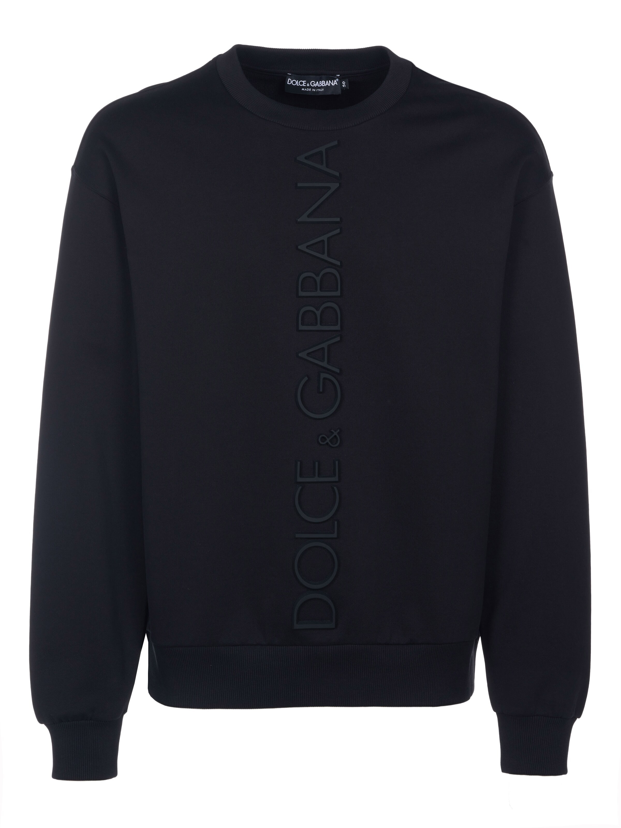 DOLCE & GABBANA Sweatshirt in Zwart: voorkant